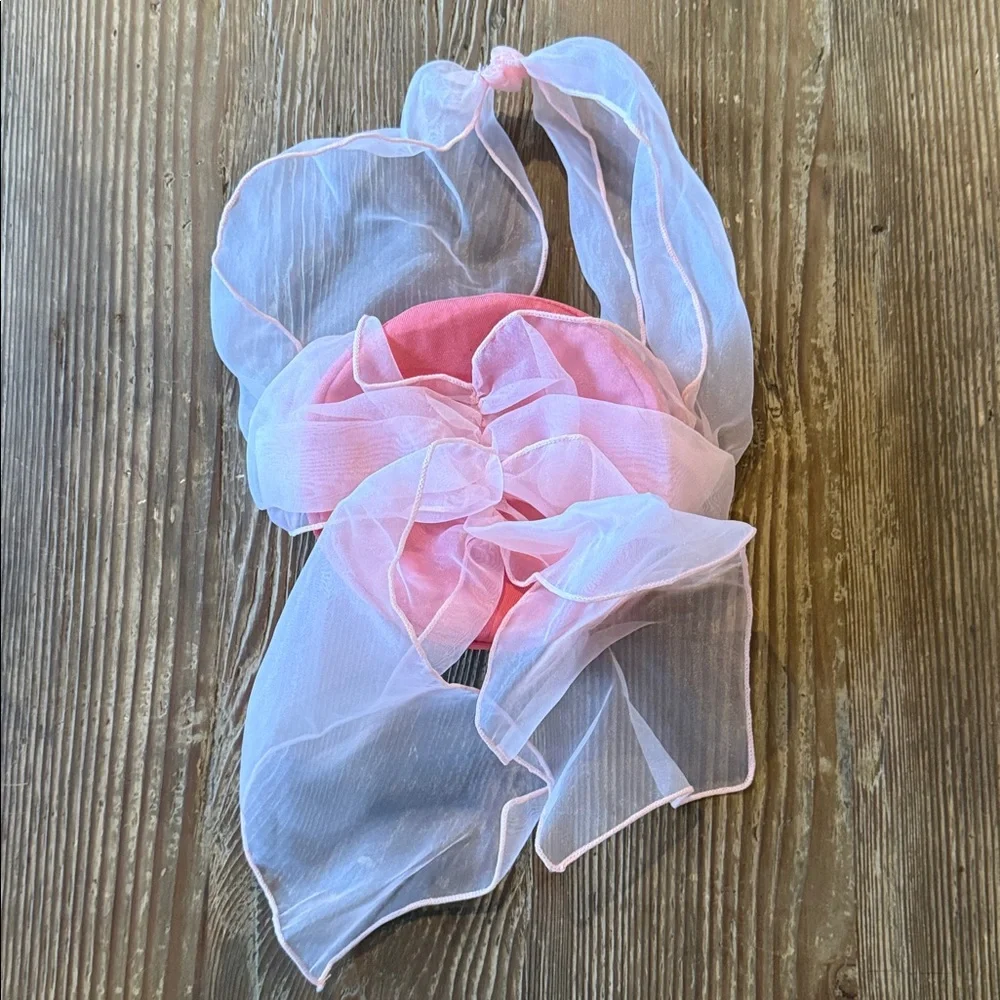 Gymboree 5/6 Halloween pink /peach Genie Princess Costume & hat